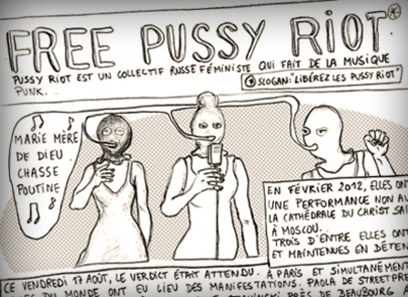 « Free Pussy Riot ! » free-pussy-riot
