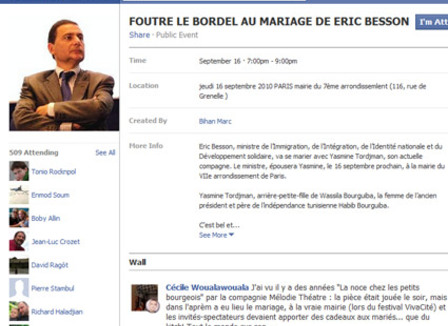le-groupe-facebook-qui-veut-foutre-le-bordel-au-mariage-deric-besson-les-manifs-anti-sarko-demain-le-morning-refresher